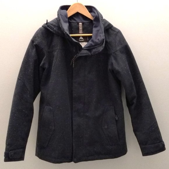 Burton WB Jet Set Heathered Navy Jacket, size M - Picture 1 of 13